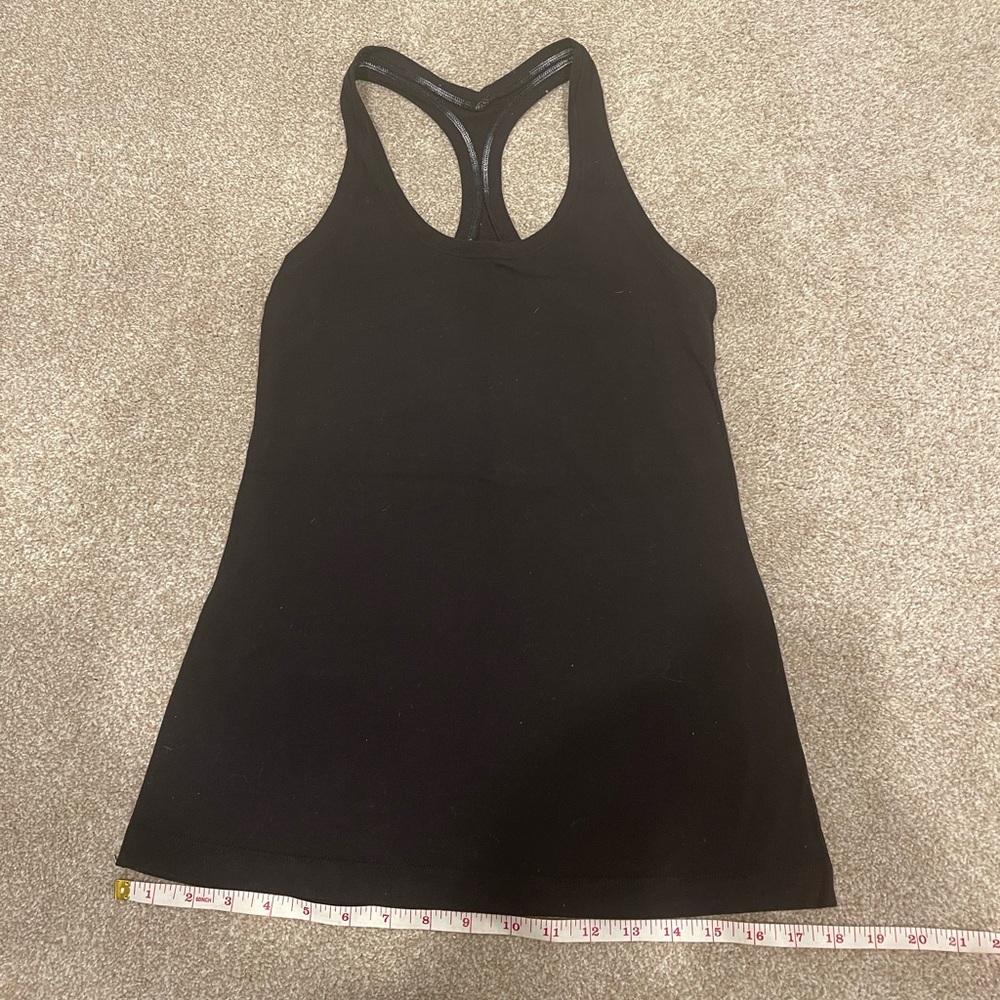 Lululemon black racerback tank